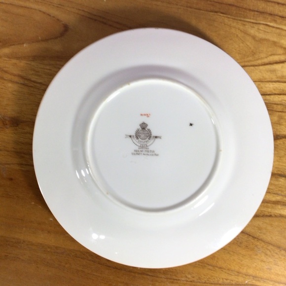 Vintage Minton Isis Blue Salad Plates - Set of 4 - Picture 8 of 9